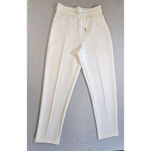Spanx Air Essentials Pants Womens Medium Off-White Heavy Air Tapered NEW